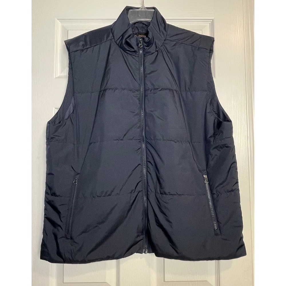 Quince Puffer Vest Men XXL Black Quilted Full Zip Lightweight‎ Sleeveless